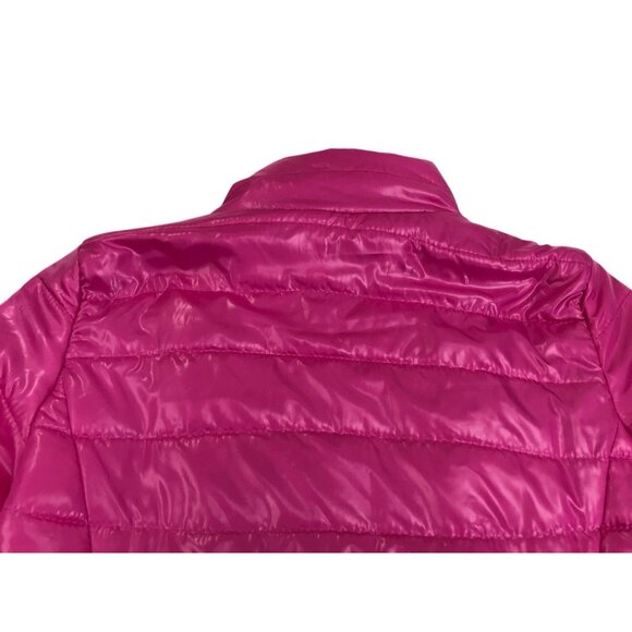 Aeropostale Puffer Jacket Womens Size Small Pink Cost Long Sleeve Full Zip - Picture 5 of 8